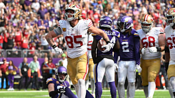 San Francisco 49ers tight end George Kittle (85)