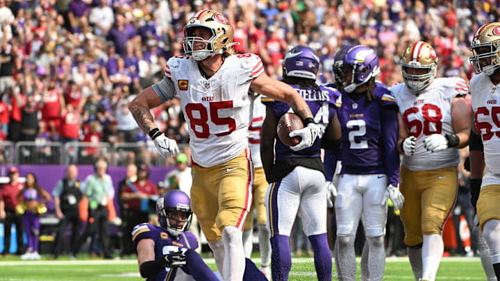 San Francisco 49ers tight end George Kittle (85)