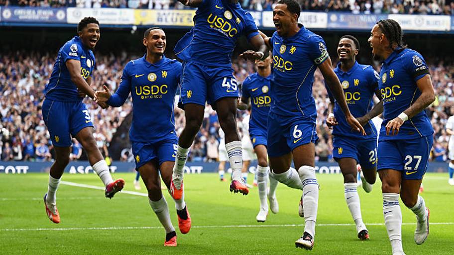 Romeo Lavia celebrate