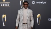 Feb 8, 2024; Las Vegas, NV, USA; Michael Irvin on the red carpet before the NFL Honors show at Resorts World Theatre. Mandatory Credit: Kirby Lee-USA TODAY Sports