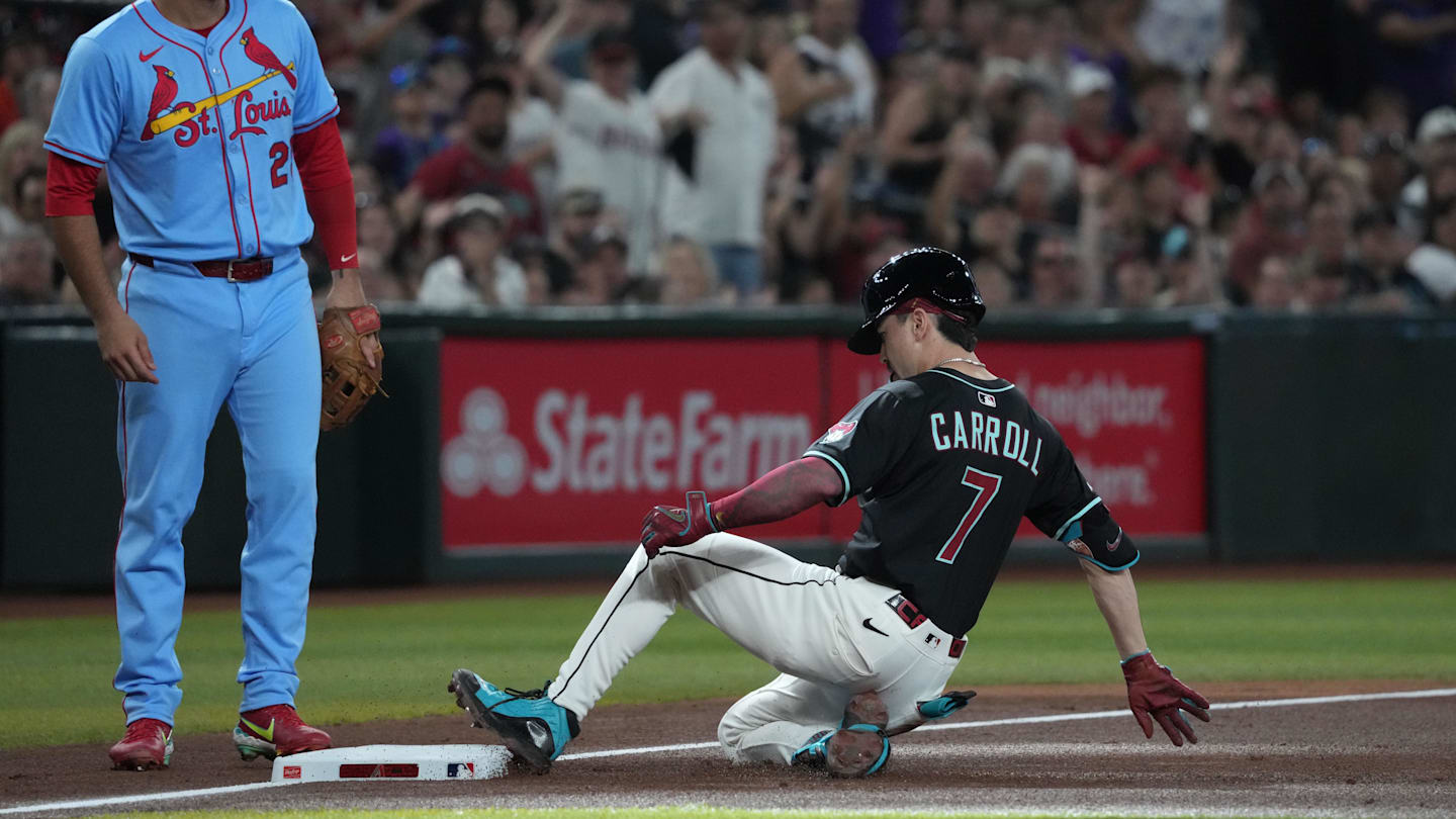 Diamondbacks' Corbin Carroll Sets MLB Record with Multiple Multi-Triple Games