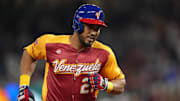 Anthony Santander le bateó un soberbio jonrón a Puerto Rico