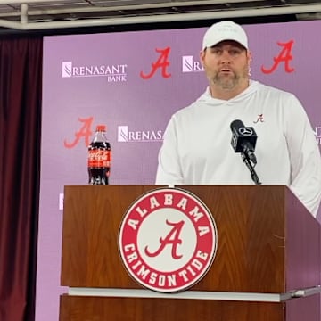 Alabama defensive coordinator Kane Wommack