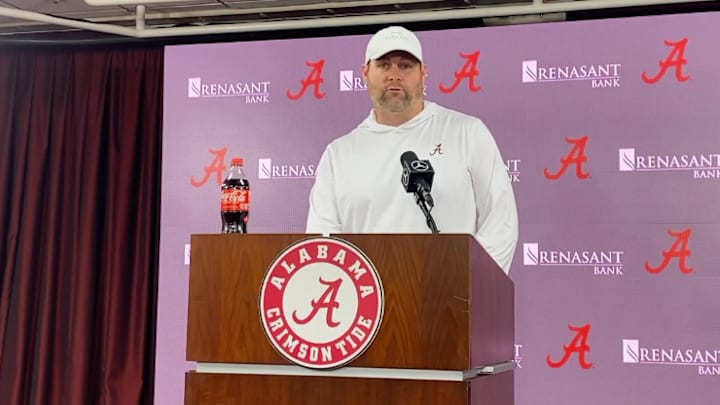 Alabama defensive coordinator Kane Wommack