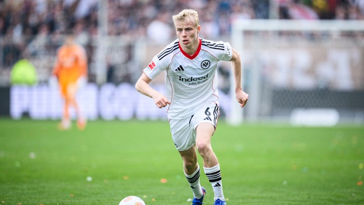 Oscar Højlund hat vom Trainerwechsel in Frankfurt profitiert Oscar Højlund hat vom Trainerwechsel in Frankfurt profitiert