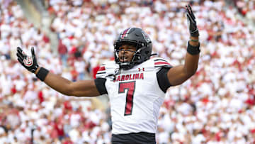 Oct 19, 2024; Norman, Oklahoma, USA;  South Carolina Gamecocks defensive back Nick Emmanwori.