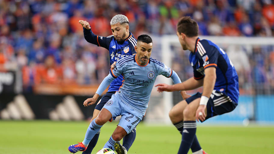Maxi Moralez in action for NYCFC.