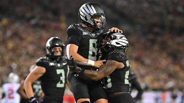 Dillon Gabriel and the Oregon Ducks took down Ohio State in Eugene during week 7.