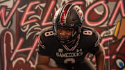 Darius Gray during a South Carolina visit. 