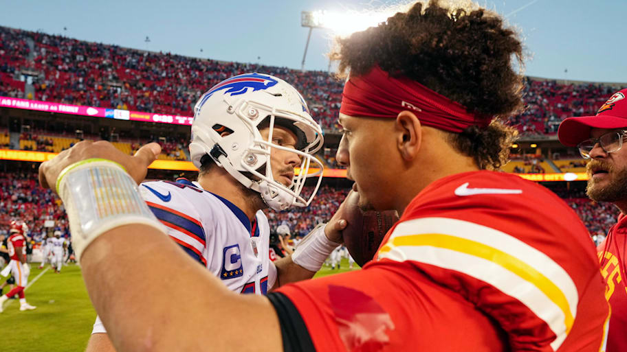 Josh Allen and Patrick Mahomes