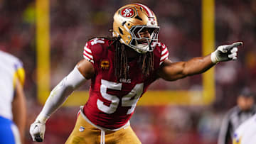 San Francisco 49ers linebacker Fred Warner (54)