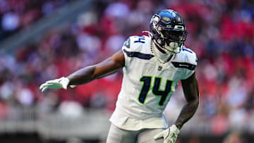 DK Metcalf of the Seattle Seahawks