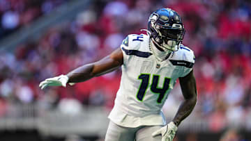 DK Metcalf of the Seattle Seahawks