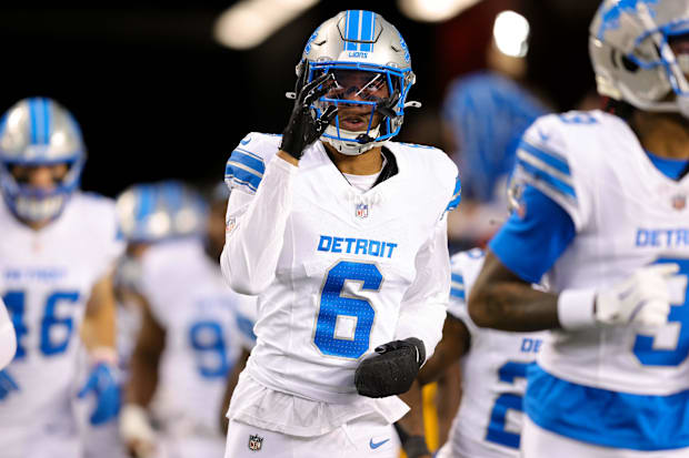 Detroit Lions safety Ifeatu Melifonwu 