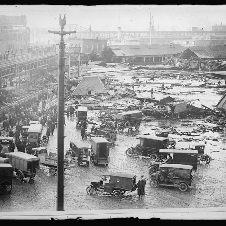 Aftermath of the Great Molasses Flood, Boston