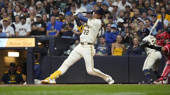 Milwaukee Brewers outfielder Christian Yelich is a solid prop target on Monday. Milwaukee Brewers outfielder Christian Yelich is a solid prop target on Monday.