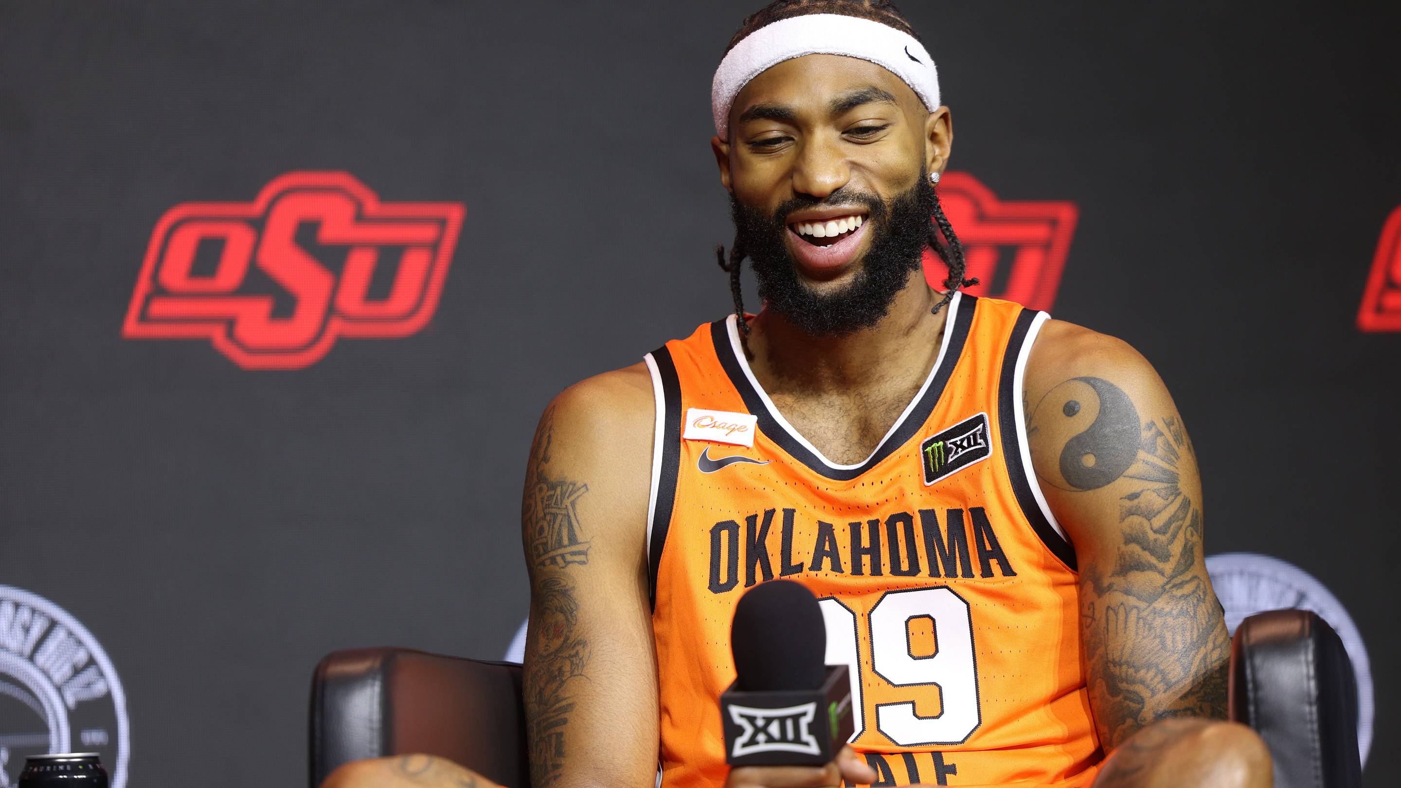 Oklahoma State player Jordan Burks. | IMAGN IMAGES via Reuters Connect
