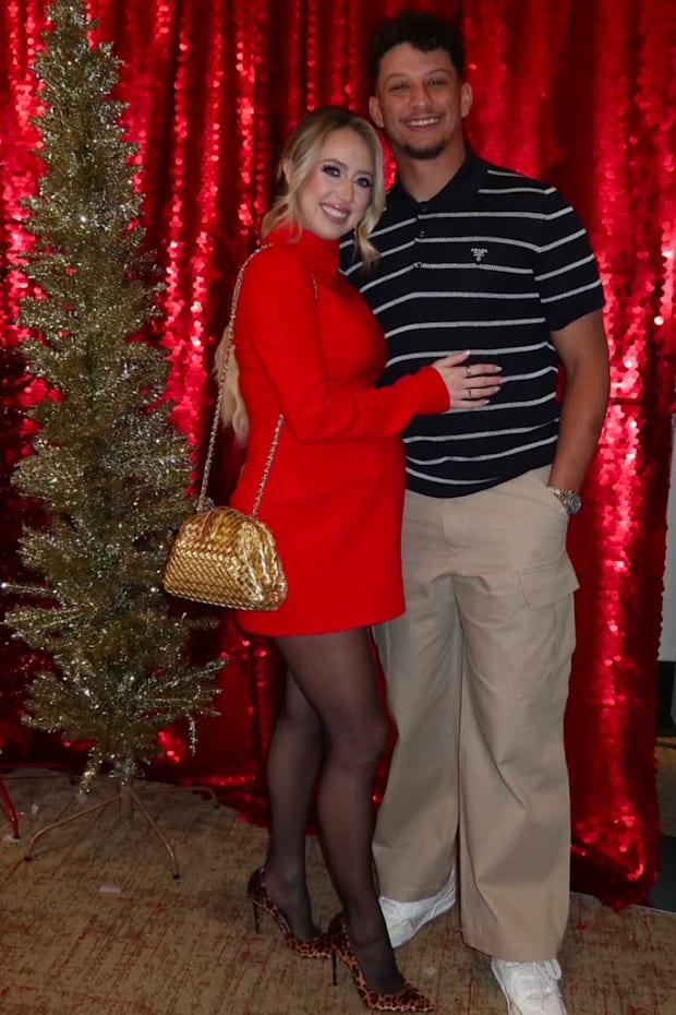 Brittany Mahomes and Patrick Mahomes