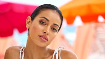 Cindy Kimberly was photographed by Ben Watts in Barbados.