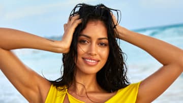 Cindy Kimberly was photographed by Ben Watts in Barbados.