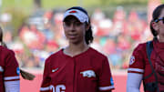 Shortstop Atalyia Rijo stands before the first game of the Fayetteville Regional at Bogle Park