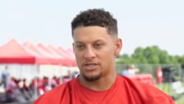 Patrick Mahomes on what Tom Brady has been telling him. 