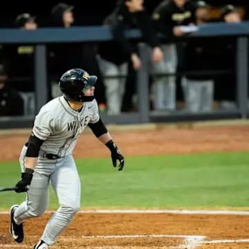 Wake Forest's Ethan Conrad was drafted on Sunday night in the first round of the MLB Draft by the Chicago Cubs. 