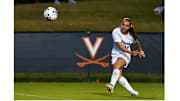 Maggie Cagle Crosses the ball.