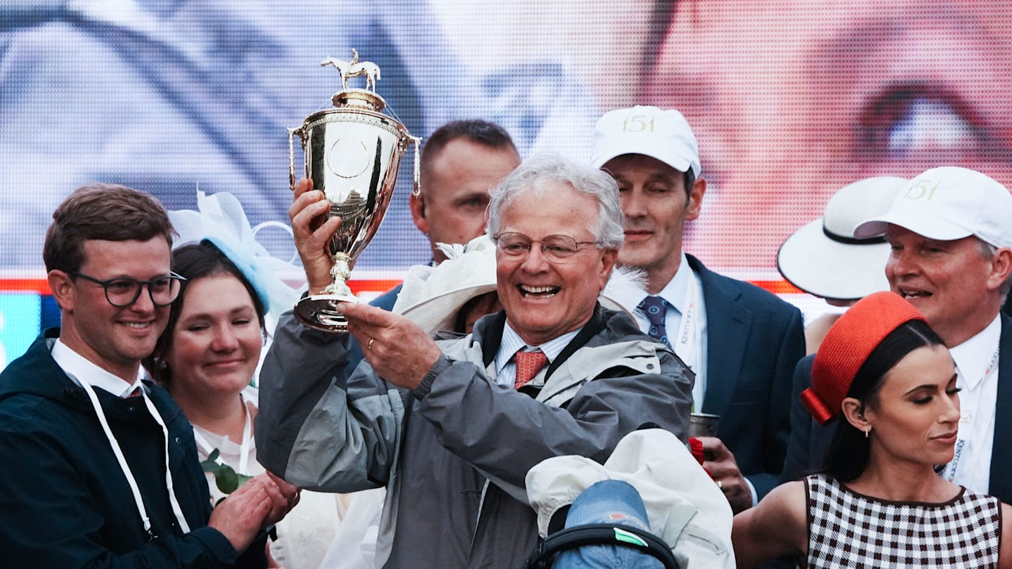 Bill Mott Celebrates Second Kentucky Derby Win with Sovereignty