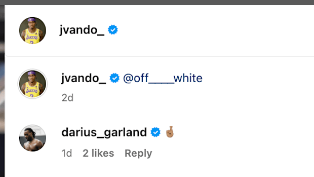 Darius Garland's Comment