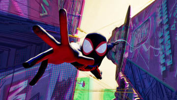 Spider-Man/Miles Morales (Shameik Moore) in Columbia Pictures and Sony Pictures Animations SPIDER-MAN: ACROSS THE SPIDER-VERSE.