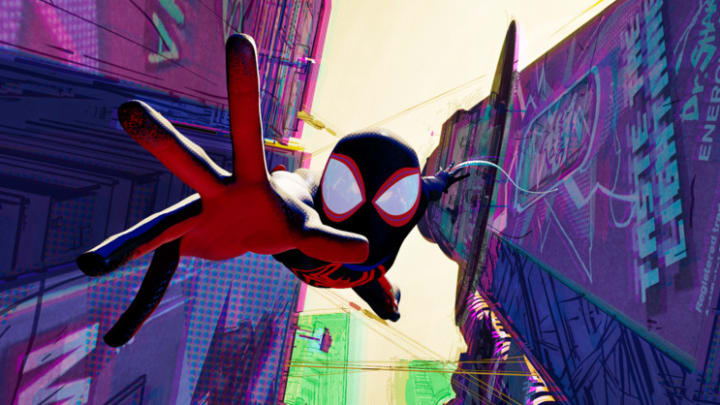 Spider-Man/Miles Morales (Shameik Moore) in Columbia Pictures and Sony Pictures Animations SPIDER-MAN: ACROSS THE SPIDER-VERSE.