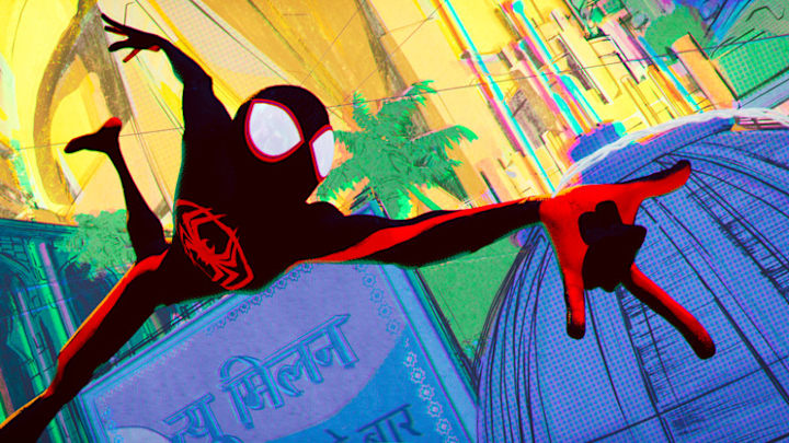 Miles Morales (Shameik Moore) in Columbia Pictures and Sony Pictures Animation's SPIDER-MAN: ACROSS THE SPIDER-VERSE (PART ONE).