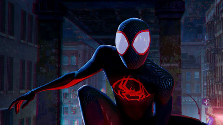 Spider-Man/Miles Morales (Shameik Moore) in Columbia Pictures and Sony Pictures Animations SPIDER-MAN: ACROSS THE SPIDER-VERSE.