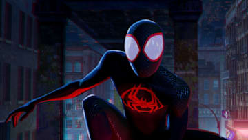 Spider-Man/Miles Morales (Shameik Moore) in Columbia Pictures and Sony Pictures Animations SPIDER-MAN: ACROSS THE SPIDER-VERSE.