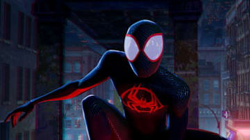 Spider-Man/Miles Morales (Shameik Moore) in Columbia Pictures and Sony Pictures Animations SPIDER-MAN: ACROSS THE SPIDER-VERSE.