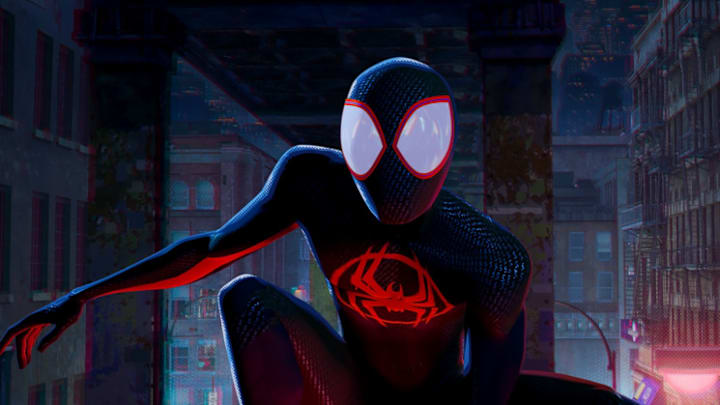 Spider-Man/Miles Morales (Shameik Moore) in Columbia Pictures and Sony Pictures Animations SPIDER-MAN: ACROSS THE SPIDER-VERSE.