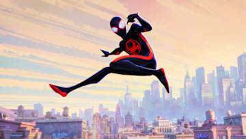 Miles Morales as Spider-Man (Shameik Moore) in Columbia Pictures and Sony Pictures Animations SPIDER-MAN: ACROSS THE SPIDER-VERSE.