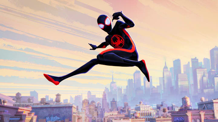 Miles Morales as Spider-Man (Shameik Moore) in Columbia Pictures and Sony Pictures Animations SPIDER-MAN: ACROSS THE SPIDER-VERSE.
