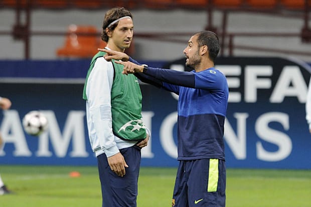 Zlatan Ibrahimovic, Pep Guardiola
