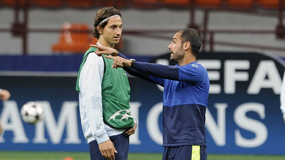 Zlatan Ibrahimovic, Pep Guardiola