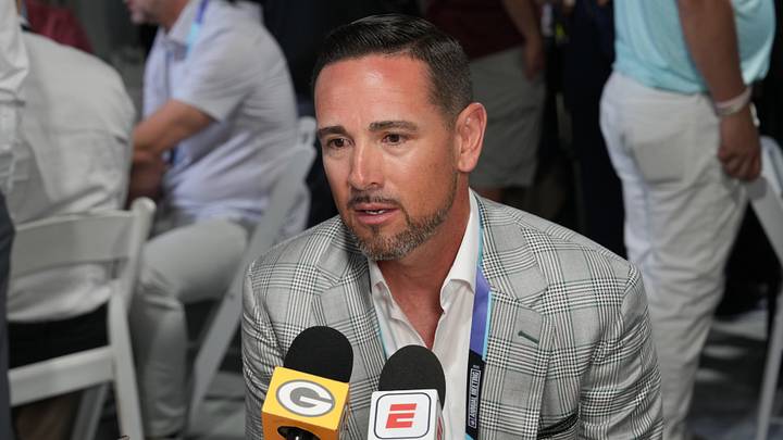Green Bay Packers head coach Matt LaFleur