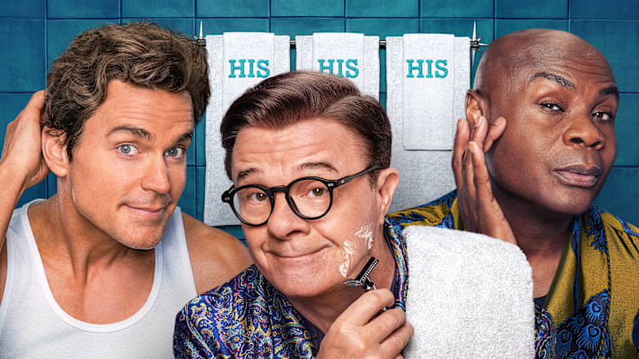 Matt Bomer, Nathan Lane, and Nathan Lee Graham in Mid-Century Modern on Hulu