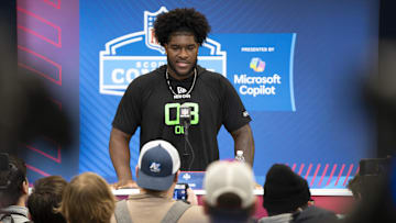 University of Alabama offensive lineman Tyler Booker 