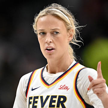 Sophie Cunningham was not pleased about what a fan did on Friday night.