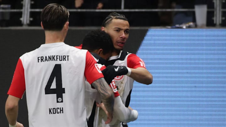 Hugo Ekitike, Ansgar Knauff, Robin Koch