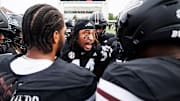 Mississippi State linebacker Branden Jennings (#44) during the game between the Arizona State University Sun Devils and the Mississippi State Bulldogs at Davis Wade Stadium at Scott Field in Starkville, MS.