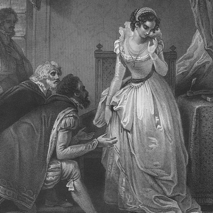 Lady Jane Grey declining the crown