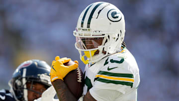Green Bay Packers wide receiver Dontayvion Wicks