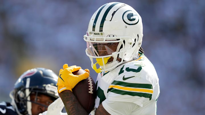 Green Bay Packers wide receiver Dontayvion Wicks